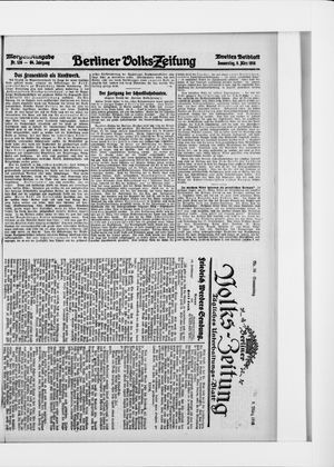 Berliner Volkszeitung vom 09.03.1916