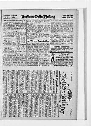 Berliner Volkszeitung vom 11.03.1916