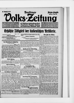 Berliner Volkszeitung on Mar 14, 1916
