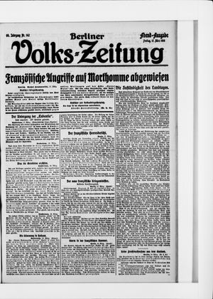 Berliner Volkszeitung on Mar 17, 1916