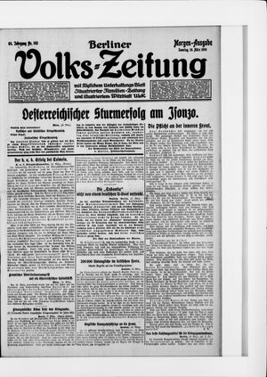 Berliner Volkszeitung vom 19.03.1916