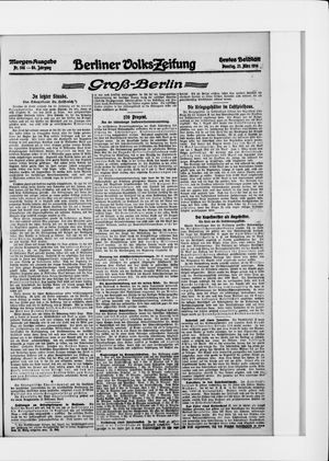 Berliner Volkszeitung vom 21.03.1916