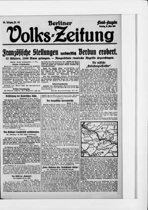 Berliner Volkszeitung vom 21.03.1916