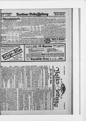 Berliner Volkszeitung vom 22.03.1916