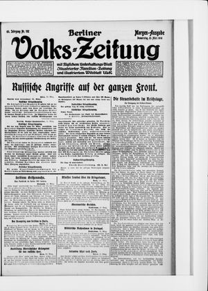 Berliner Volkszeitung on Mar 23, 1916