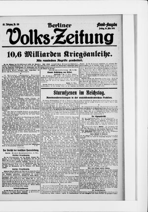 Berliner Volkszeitung on Mar 24, 1916