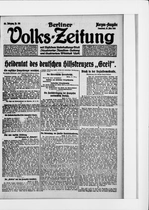 Berliner Volkszeitung vom 25.03.1916
