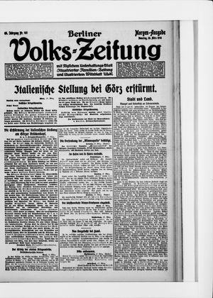 Berliner Volkszeitung on Mar 28, 1916