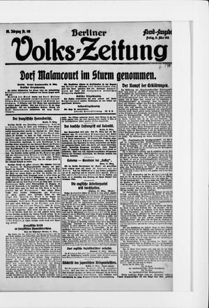 Berliner Volkszeitung vom 31.03.1916