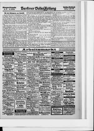Berliner Volkszeitung on Apr 2, 1916