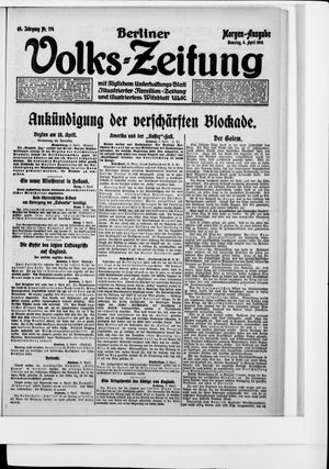 Berliner Volkszeitung vom 04.04.1916