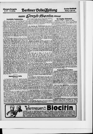Berliner Volkszeitung vom 04.04.1916