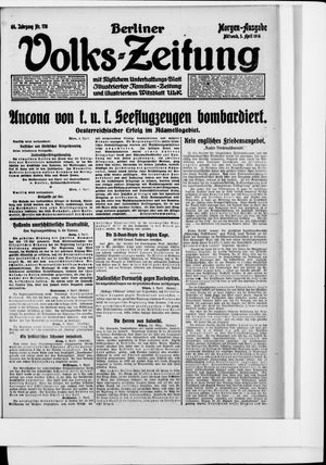 Berliner Volkszeitung on Apr 5, 1916