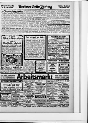 Berliner Volkszeitung vom 09.04.1916