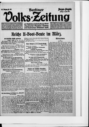 Berliner Volkszeitung vom 14.04.1916