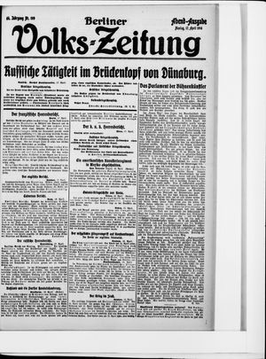 Berliner Volkszeitung vom 17.04.1916