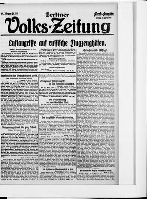 Berliner Volkszeitung vom 28.04.1916