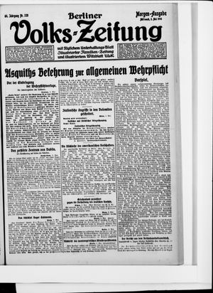Berliner Volkszeitung on May 3, 1916