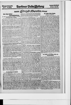 Berliner Volkszeitung on May 17, 1916
