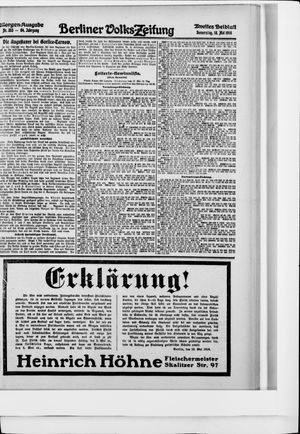 Berliner Volkszeitung vom 18.05.1916
