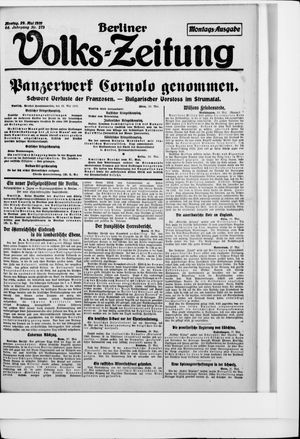 Berliner Volkszeitung vom 29.05.1916
