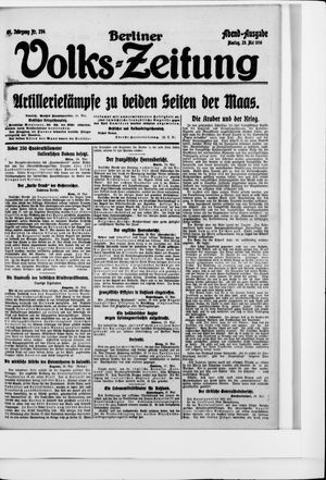 Berliner Volkszeitung vom 29.05.1916
