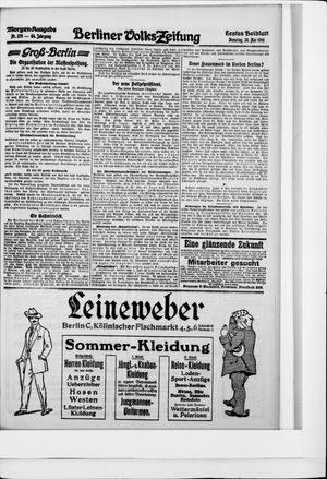 Berliner Volkszeitung vom 30.05.1916