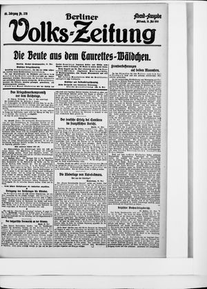 Berliner Volkszeitung on May 31, 1916