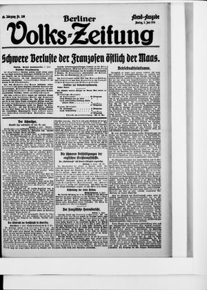 Berliner Volkszeitung vom 05.06.1916
