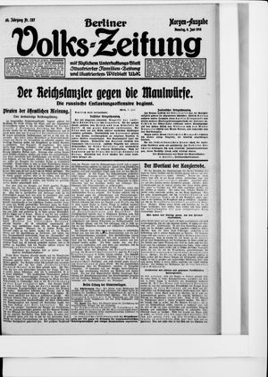 Berliner Volkszeitung vom 06.06.1916