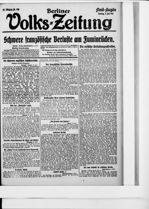 Berliner Volkszeitung vom 06.06.1916