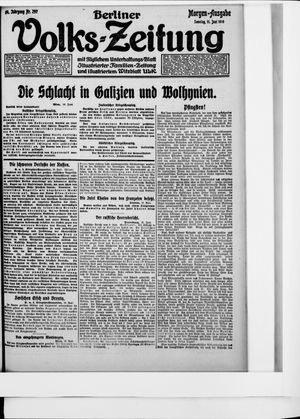 Berliner Volkszeitung vom 11.06.1916