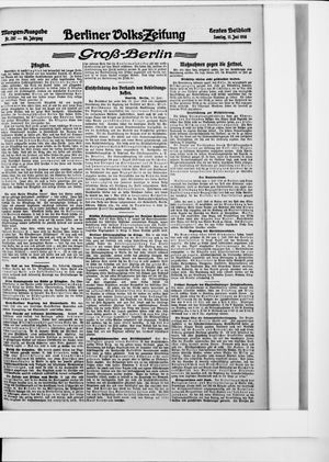 Berliner Volkszeitung vom 11.06.1916