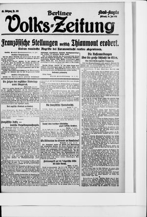 Berliner Volkszeitung vom 14.06.1916
