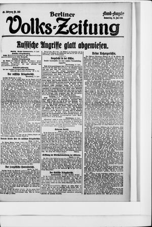 Berliner Volkszeitung vom 15.06.1916