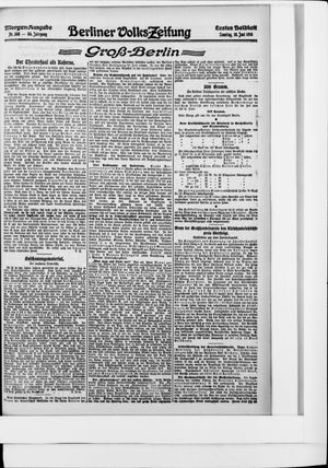 Berliner Volkszeitung vom 18.06.1916