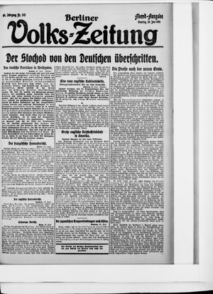 Berliner Volkszeitung vom 20.06.1916