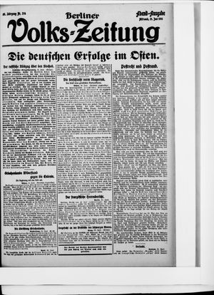 Berliner Volkszeitung vom 21.06.1916