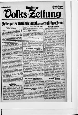 Berliner Volkszeitung vom 29.06.1916