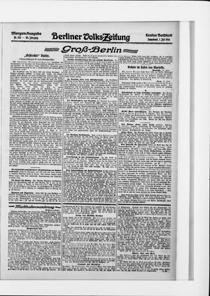 Berliner Volkszeitung on Jul 1, 1916