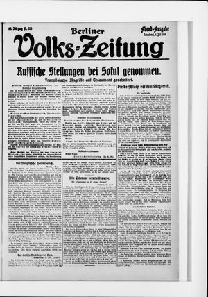 Berliner Volkszeitung vom 01.07.1916