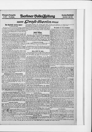 Berliner Volkszeitung vom 08.07.1916