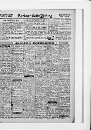 Berliner Volkszeitung vom 09.07.1916