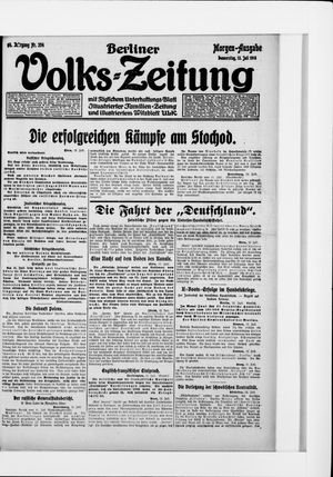 Berliner Volkszeitung vom 13.07.1916