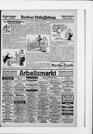 Berliner Volkszeitung on Jul 16, 1916