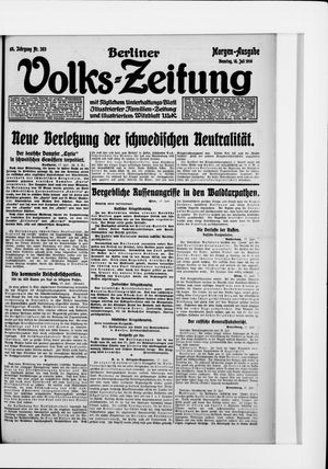 Berliner Volkszeitung vom 18.07.1916