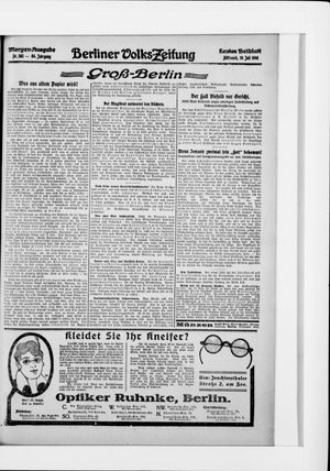 Berliner Volkszeitung vom 19.07.1916