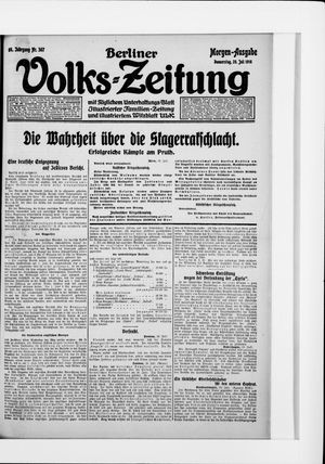 Berliner Volkszeitung vom 20.07.1916