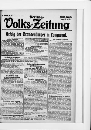 Berliner Volkszeitung vom 24.07.1916