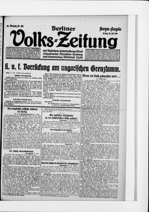 Berliner Volkszeitung vom 28.07.1916